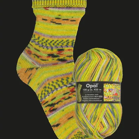 Opal Sock Yarn After Hundertwasser 4-ply