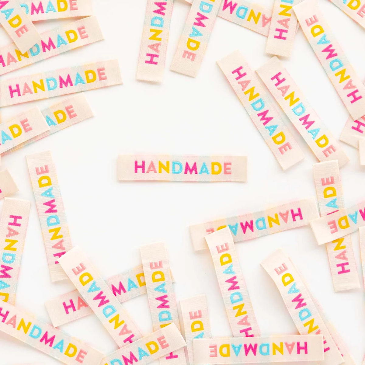 Colorful Handmade Woven Labels – House of A La Mode